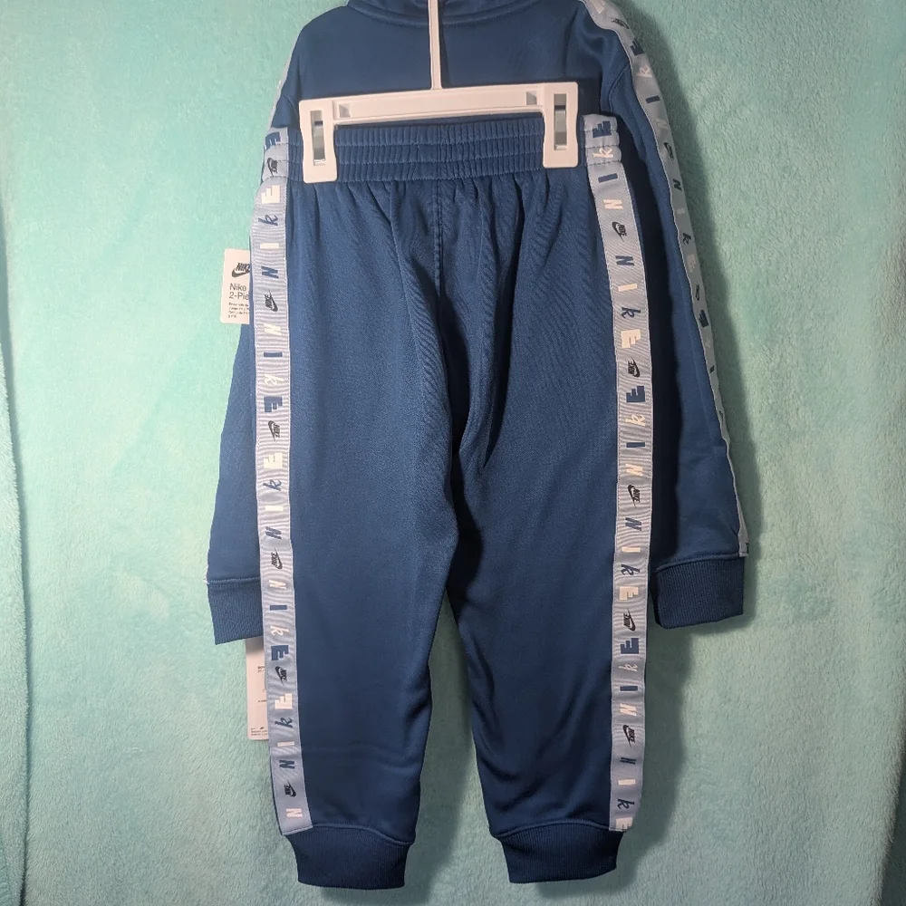 Nike Navy Blue Kids' Track Jacket & Joggers Set. New With Tags. - Picture 2 of 4